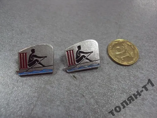 знак гребля ссср 3 спартакиада лот 2 шт №11122 Ціна