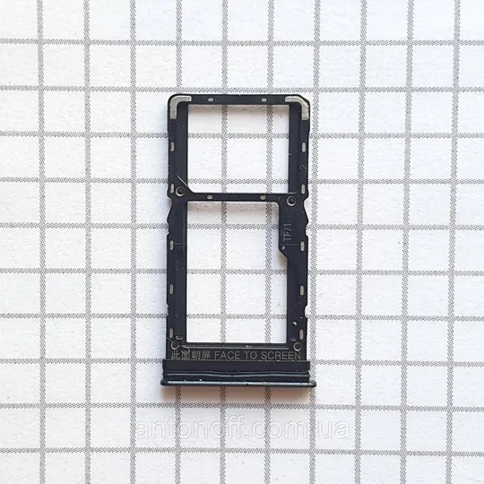 Тримач сімкарт Xiaomi Mi A3 / M1906F9SH для телефона оригінал з розборки Black Ціна