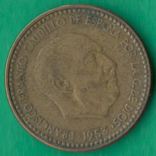 1 песета 1953 (1961) року Іспанія [М] Ціна