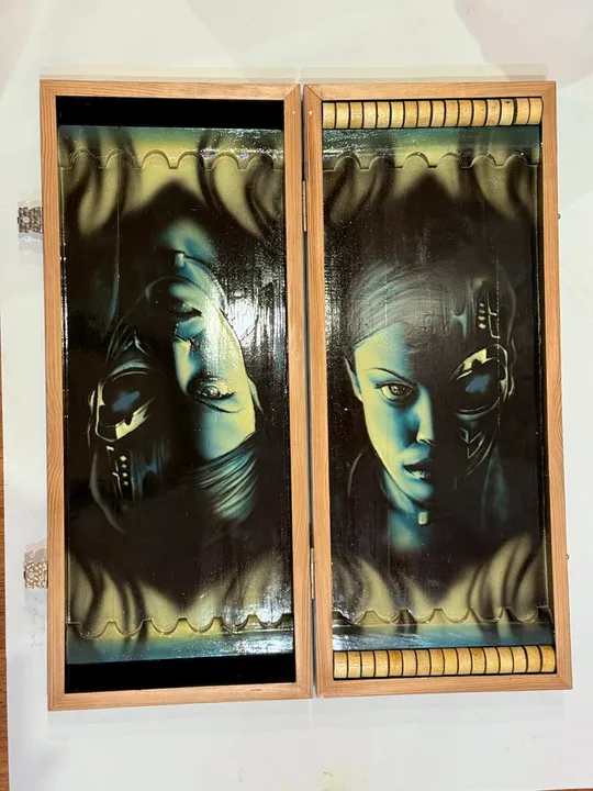 Купити Ручна робота: нарди з унікальним дизайном та 3D-барельєфом «Дракон»