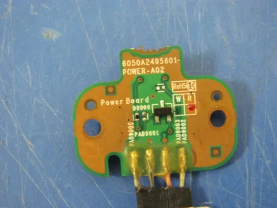 номер0193-28 плата кнопки ВКЛ,Плата вмикання живлення,Плата кнопки включеня,Кнопкова плата,Кнопковий модуль, Плата управління кнопками,  Плата кнопки живлення,Laptop Power button board 6050A2495601 для TOSHIBA QOSMIO X870-119 x870 X875 оригінал Продаж