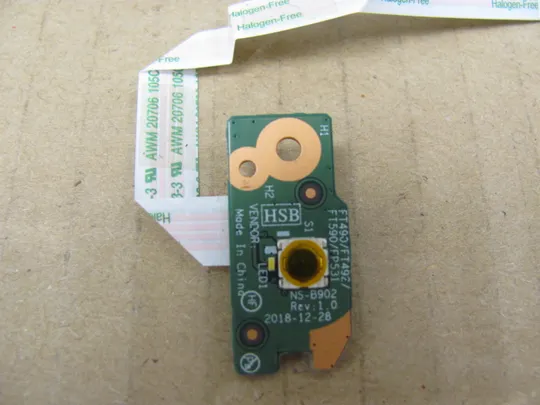 687-17 плата кнопки вкл NS-B902 NBX0001N300 для Lenovo ThinkPad T590 P15S P53S T15 оригінал З аукціону