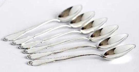 Срібні ложечки 6 штук 830 проба 1931 рік Данія Де купити