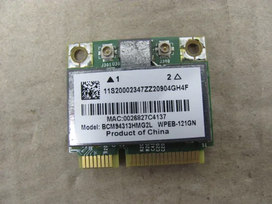 380-6 WI-FI адаптер BCM94313HMG2L ANATEL 2429-09-1869 для Lenovo G510 оригінал Ціна