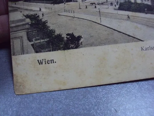 открытка wien karlsplatz вена карлсплац 1914 №2335 Продаж