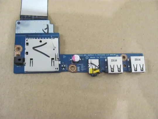 429-36 плата USB, Audio ,Cardreader  VIUS3 LS-8953P для Lenovo IdeaPad  S400U  S400, S405, S410 оригінал З аукціону