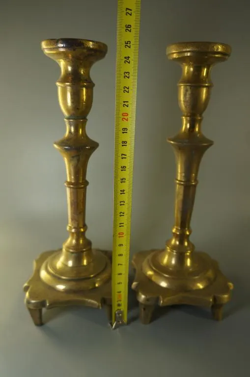 Купити Подсвечники пара подсвечник на ножках высота 25 см лот 2 шт (№ 1136)