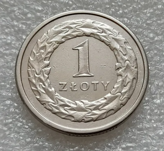 (8067 ря) 1 злотий 1995 Польща (Polska, Польша, злотый) Де купити