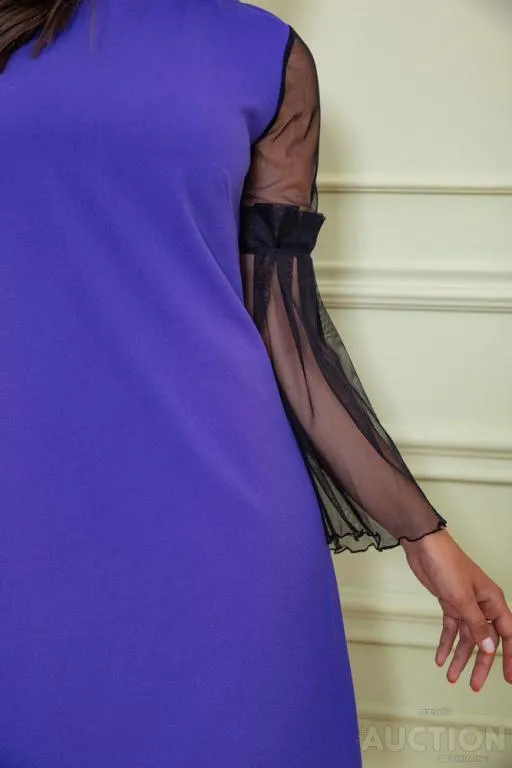 Платье, цвет фиолетовый, 172R39-1 Де купити