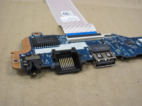 749-25 плата USB LAN GDM5A LS-L242P 0YGVVN NBX0002VW00 NBX0002VU00  для Dell Inspiron/Vostro 15 3510 3511 3515 3520 3521 3525 оригінал З аукціону