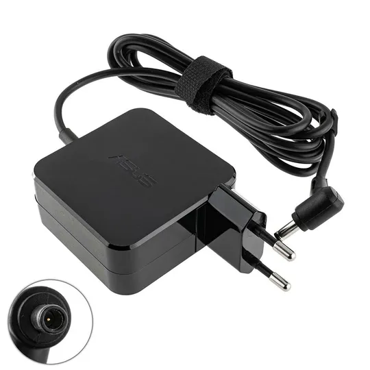 Купити Оригінальный БЖ для ноутбука ASUS 19V, 2.37A, 45W, 4.5*3.0мм, квадратний корпус, black