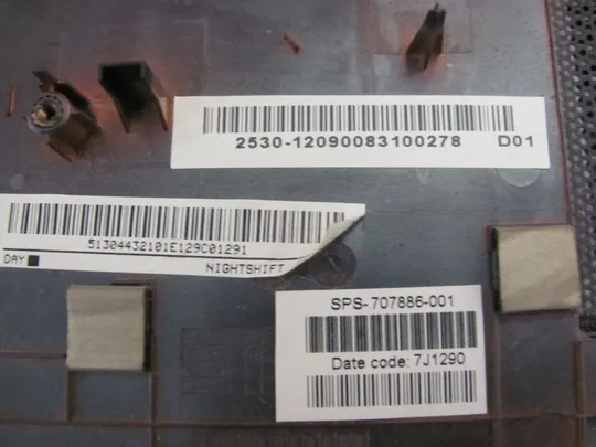 номер0338-1 Кришка дно піддон корпуса 707886-001 для HP Envy M6 M6-1000  нижня кришка Bottom корито нижня частина корпусу оригінал З аукціону