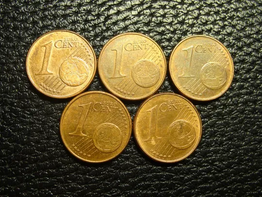 Купити 1 євроцент Німеччина 2008 (всі монетні двори)