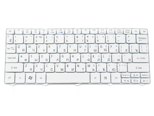 Клавиатура для ACER eMachines 350, 355 ( RU White ). З аукціону