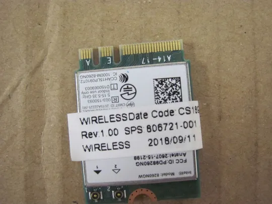 Купити номер0116-41 WI-FI адаптер 806721-001 для HP ProBook 640 G2, 650 G2