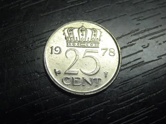 25 центів 1978 Нідерланди Ціна