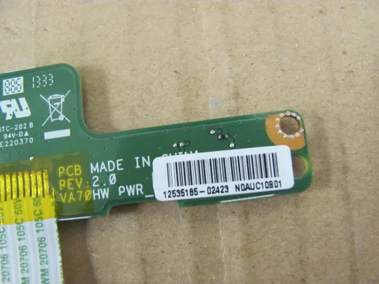 номер0321-4 плата кнопки вкл Плата кнопки включеня Кнопкова плата Кнопковий модуль Плата управління кнопками,  Плата кнопки живлення Laptop Power button board  N0AU10B01 для Acer Aspire V3-772 V3-772G оригінал Продаж