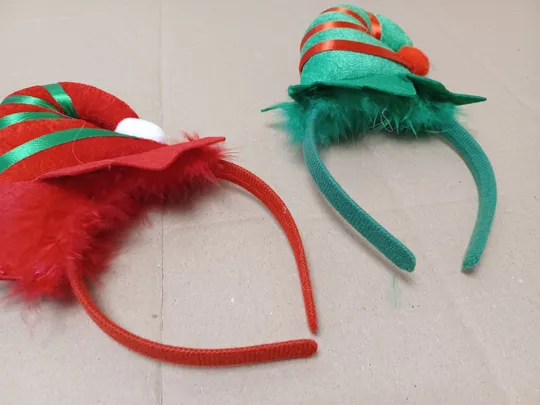 Пов'язка на голову з капелюхом ельфа Різдвяний головний убір Капелюх ельфа на різдвяну вечірку Різдвяний головний убір для дітей Різдвяна пов'язка для волосся Різдвяний ельф ( ящик 27) Продаж