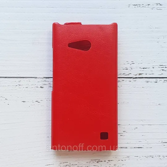 Купити Чохол фліп Nokia Lumia 730 для телефона Червоний