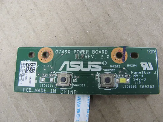 номер0105-9 плата кнопки LED 69N0L0Y10D01-01 для ASUS G74S G74 G74SX оригінал З аукціону