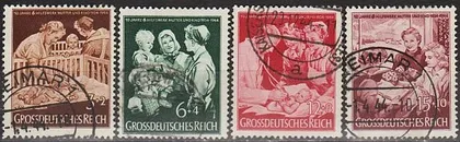 фото, 1944 - Рейх - Допомога матері Mi.869-72 _4,0 € _гаш
