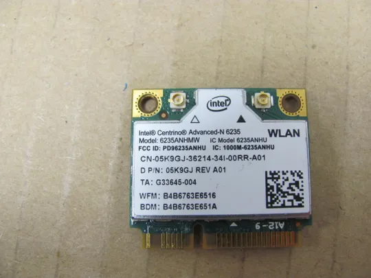 693-33 WI-FI модуль 6235ANHMW 05K9GJ  для  сенсорний DELL XPS 12 9Q33 9Q23 оригінал З аукціону