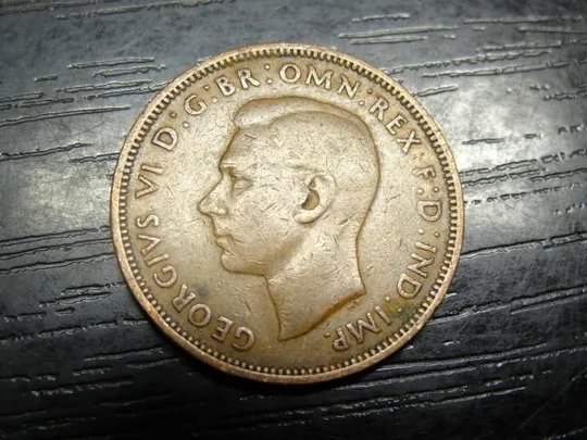 Купити 1/2 пенні 1943 Британія