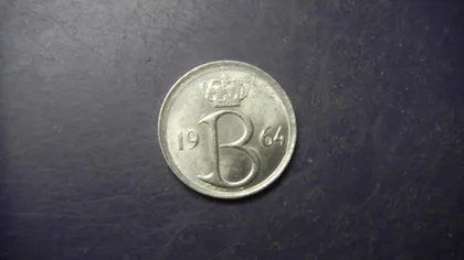 фото, 25 сантимів Бельгія 1964 Belgique