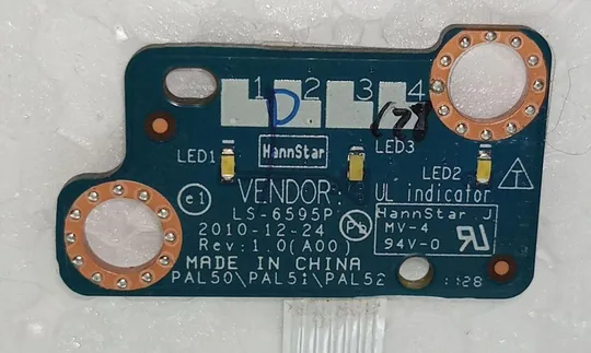 Плата індикації з ноутбука DELL Latitude E6420 PK090009D2L 0GM8G1 LS-6595P З аукціону