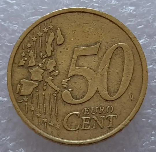 Купити (2342) 50 євроцентів 2002 Греція (50 лепта) (50 евроцентов 2002 Греция)