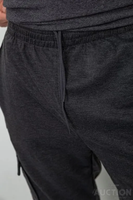 Спорт штаны мужские, цвет темно-серый, 244R41616 Інтернет-аукціон