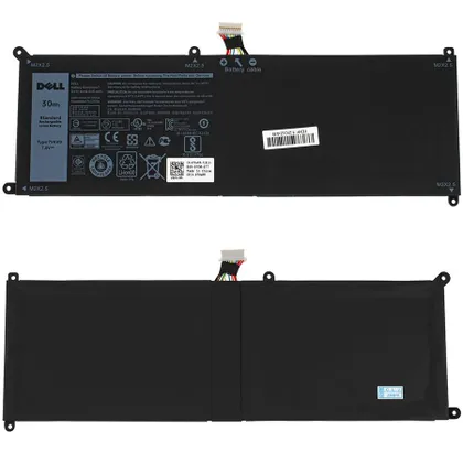 фото, Оригінальна батарея для ноутбука DELL 7VKV9 (Latitude 7275, XPS 9250) 7.6V 3910mAh 30Wh Black