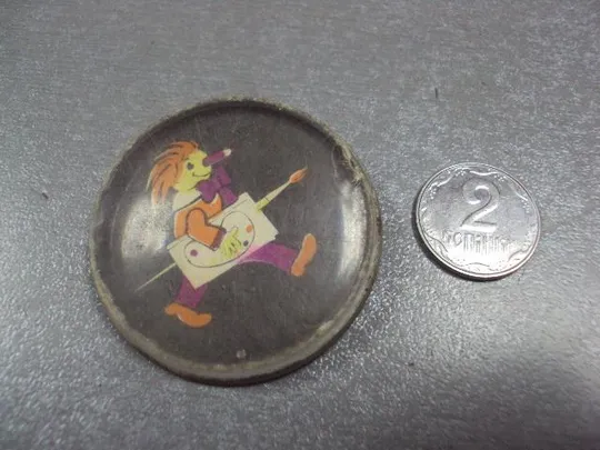 знак детский карандаш веселые человечки с кисточкой №1307 Ціна