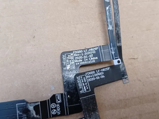 номер1052-12 Світлодіодний кабель індикатора плата LED 0JG2TH FDQ50 LF-H826P LF-H825P LF-K418P  для Dell XPS 15 9500 9510 PRECISION 5550 5560 Де купити