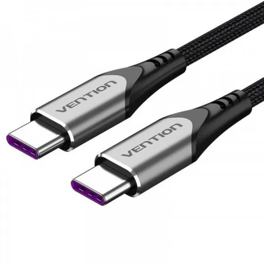 Кабель Vention USB Type-C - USB Type-C (M/M), 1 м, Black (TAEHF) Ціна