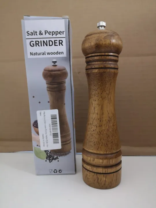 Дерев&#039;яний млин для перцю BEESCLOVER з потужною обертовою шліфувальною машиною  (17) З аукціону