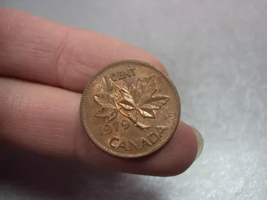 Купити монета канада 1 цент 1979 №9534