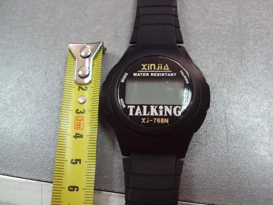 Часы-ватерпруф с звуковым сигналом часы Talking Xinjia Xj-768N для слепых в упаковке новые №11736 З аукціону
