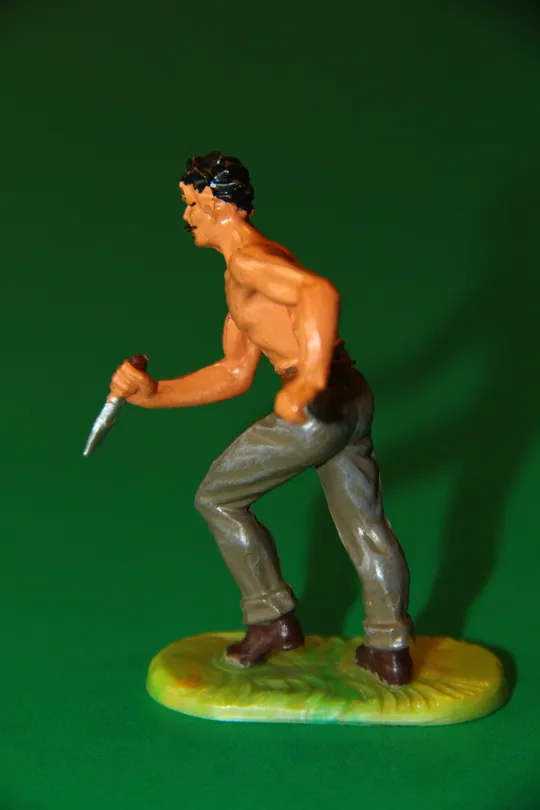 Купити ковбой ОЛД ШАТТЕРХЕНД траппер № 7541 ELASTOLIN 70мм ФРГ ФРН