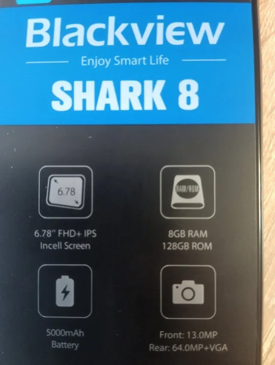 Blackview shark 8 8/128 гб Продаж