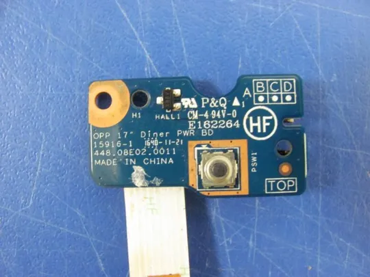 №220-11 Плата кнопки включення 448.08E02.0011 для HP Pavilion 17-X оригінал Інтернет-аукціон