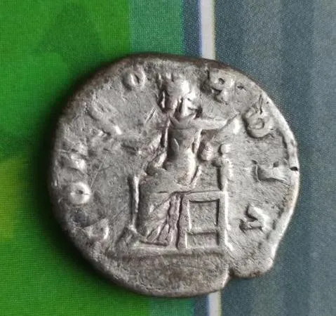 автентична Давньоримська срібна монета Конкордія, Луцилла, дочка Марка Аврелія  ntb15 З аукціону