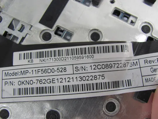 номер0322-1  клавіатура Клавіатура для ноутбука  Keyboard Клавіатура  0KN0-762GE1212 робоча з рамкою для Acer Aspire M3 MA50 M3-581TG  оригінал Де купити