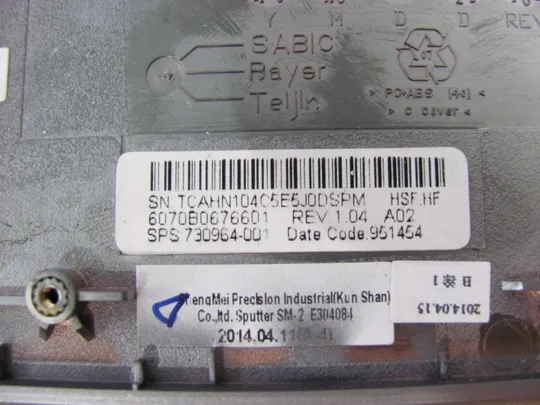 454-1 панель палмрест 6070B0676601 730964-001 для HP ELITEBOOK 740, 745, 840 G1 оригінал Характеристики