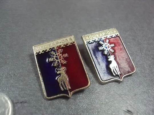 знак герб йошкар-ола лот 2 шт №12100 Продаж