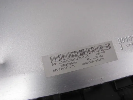 791-7 Кришка дно піддон корпуса 6070B1210001  L14371-001 для  HP Elitebook 745 840 G5 G6 оригінал Торговий майданчик