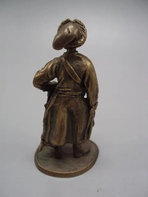 Фигура миниатюра статуэтка бронза козак гетьман казак гетман высота 6 см №13395 Недорого