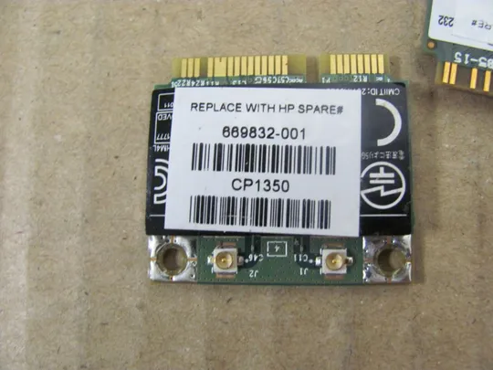 номер0033-9 WI-FI модуль 631954-001 62205ANHMW 6205 для HP EliteBook 8460p 8470p 8560P 8570P 8460w 8560w 8760w 8560p WI-FI адаптер WI-FI карта Wi-Fi модуль бездротова мережева карта Wireless Card Інтернет-аукціон