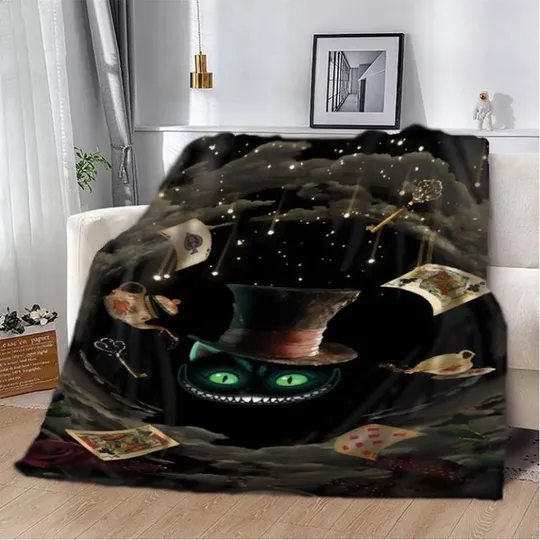 Плед 3D Чеширский Кот 20222489_B 12373 135х160 см Ціна