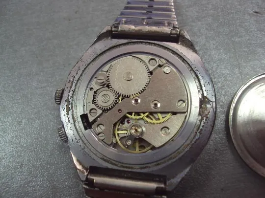 часы наручные с браслетом мужские Ракета вечный календарь россия №3068 Недорого